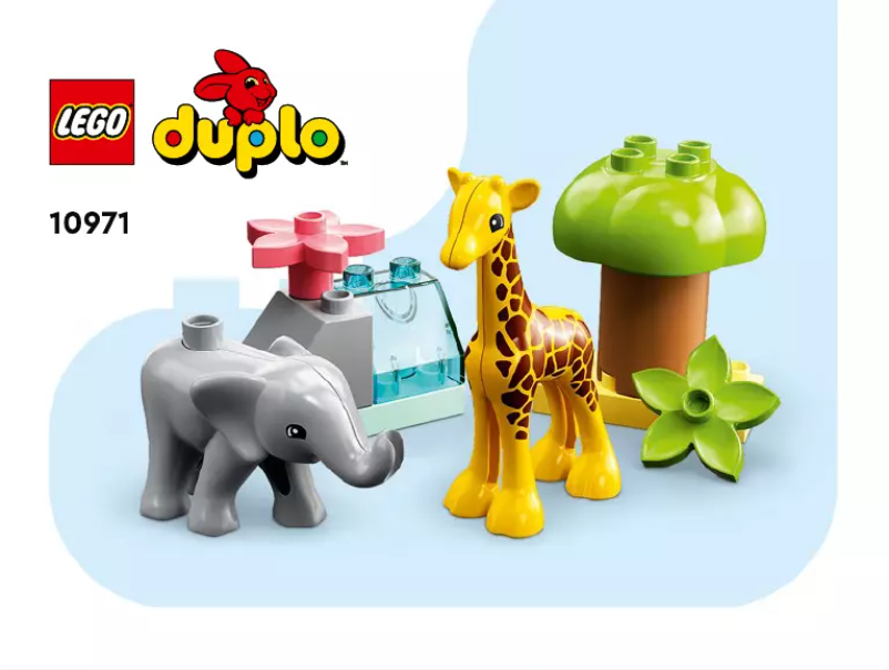Page 1 of the manual User Manual Lego Duplo 10971