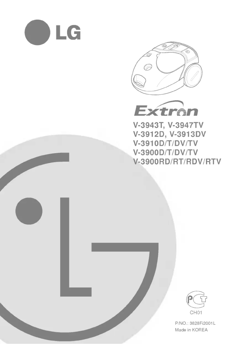 First page image of the manual for V-3943T