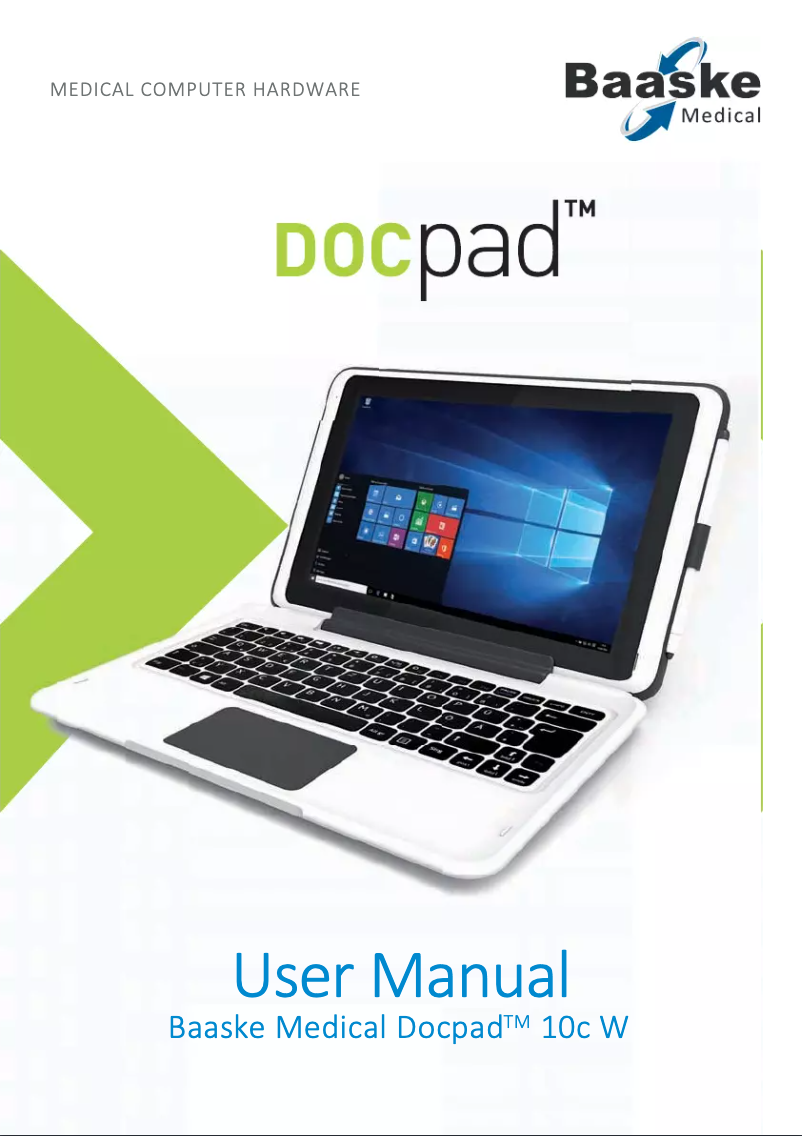 First page image of the manual for Docpad 10c A