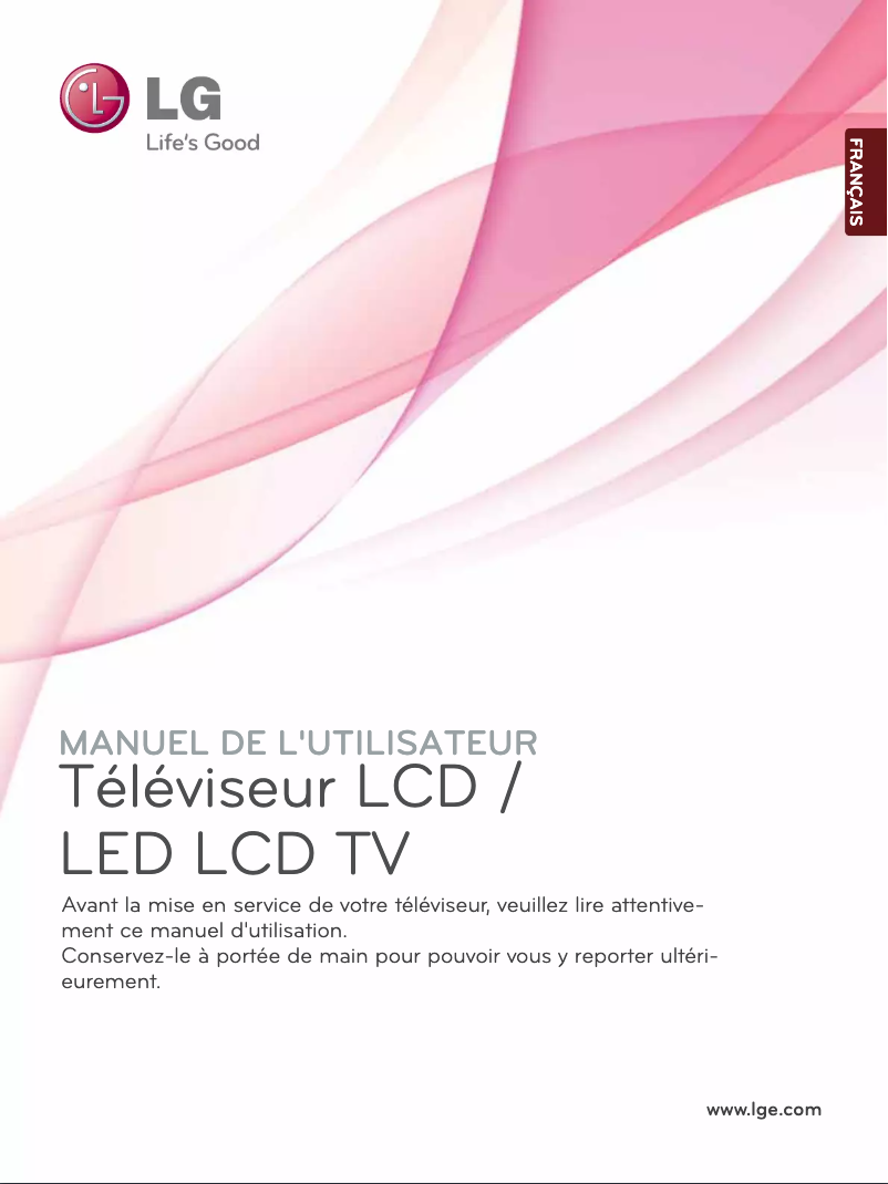 Page 1 of the manual User Manual LG 32LD551