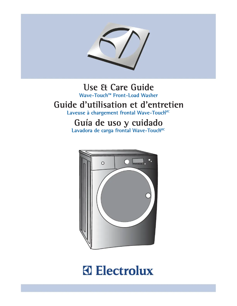 Page 1 of the manual User Manual Electrolux EWFLS65IIW