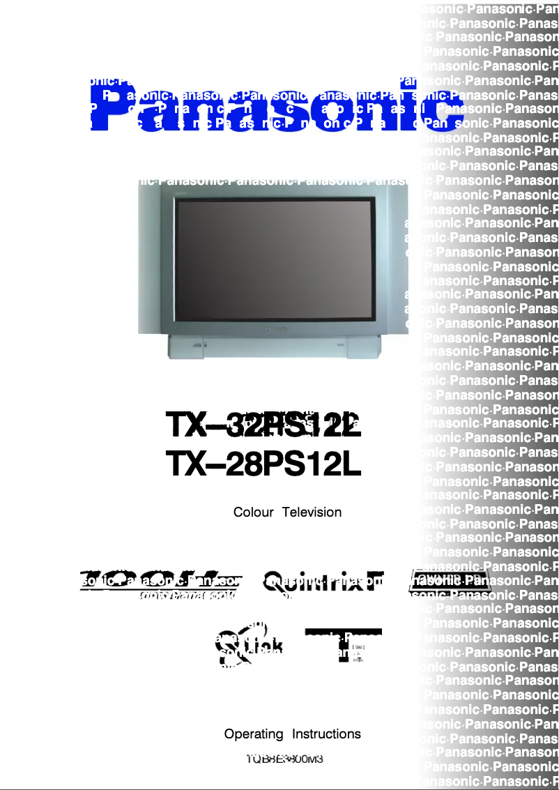 First page image of the manual for TX-32PS12L