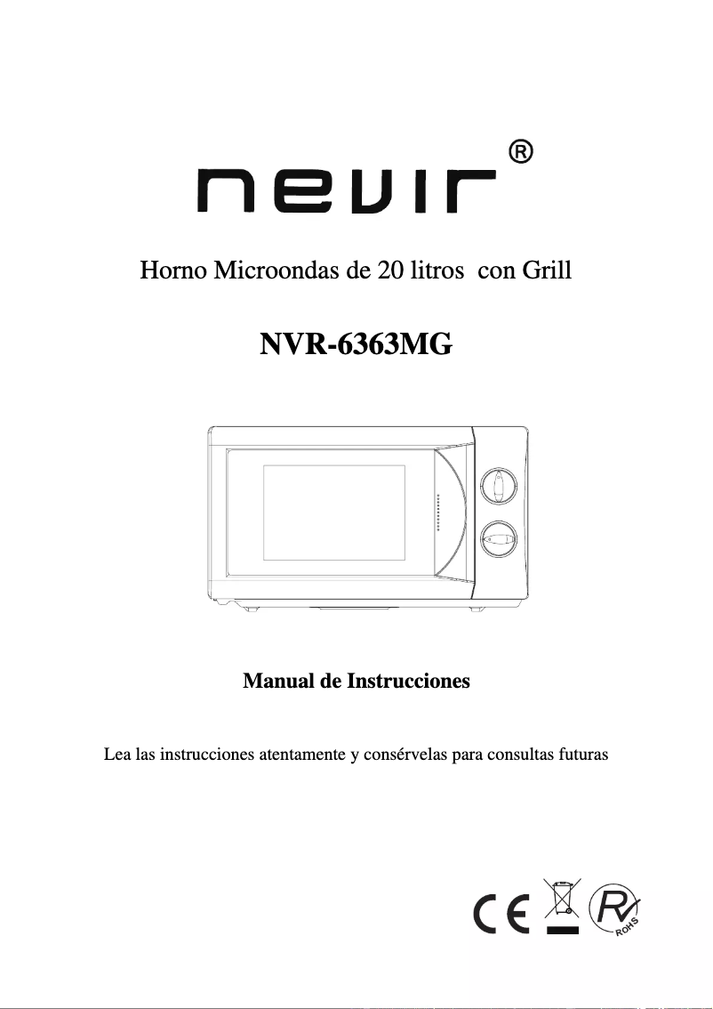 First page image of the manual for NVR-6141MG