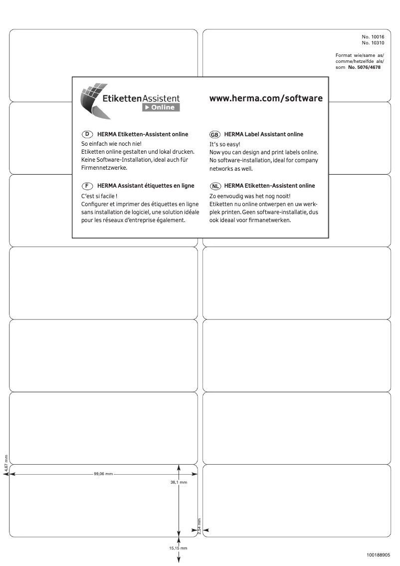 Image de la première page du manuel de l'appareil 10016