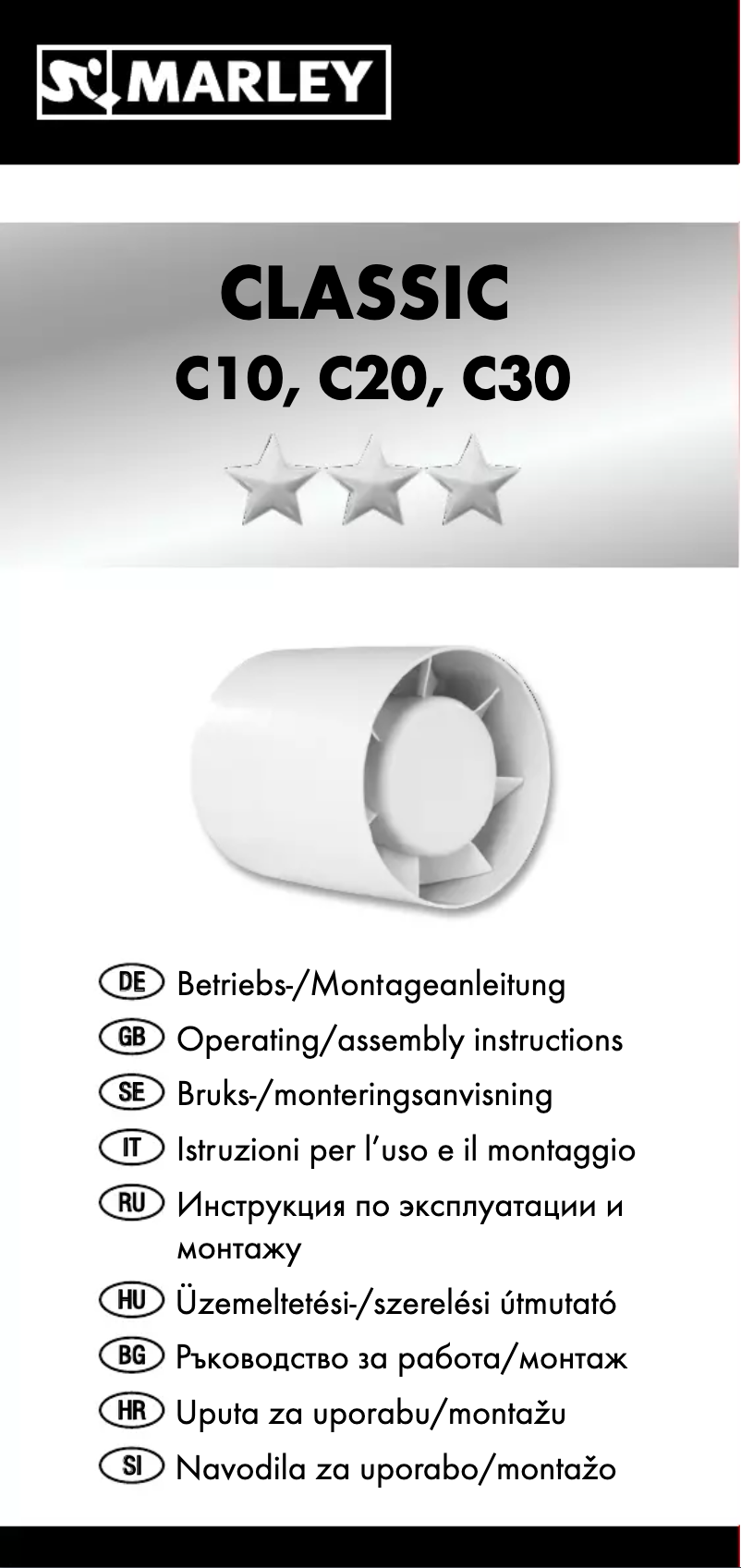 First page image of the manual for Classic C30