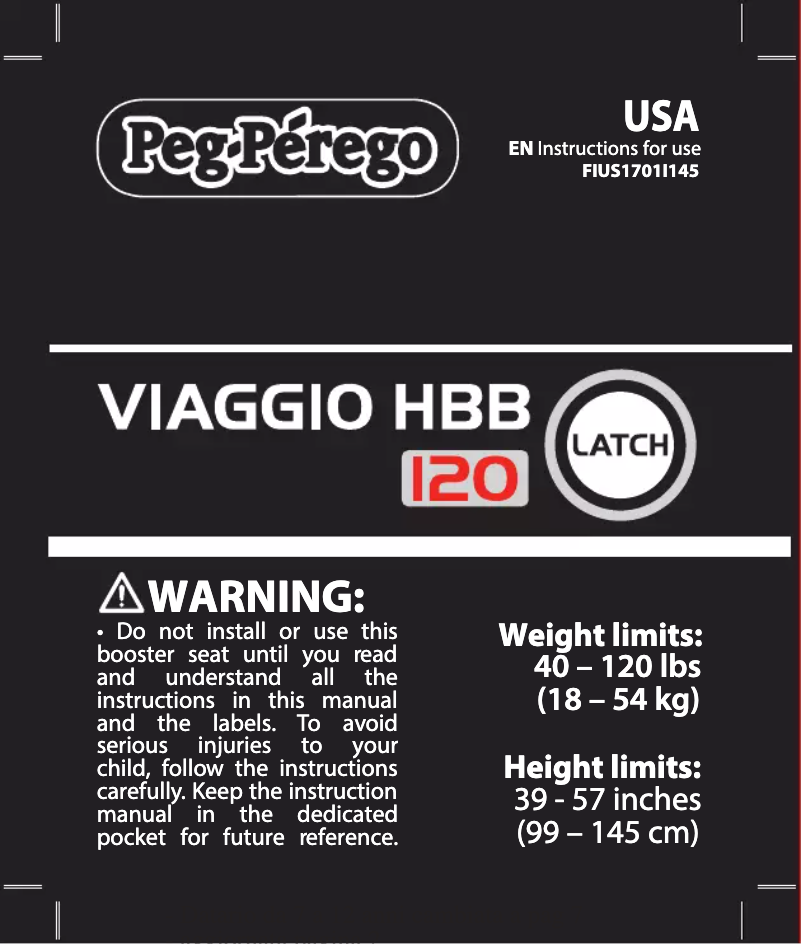 First page image of the manual for Viaggio HBB 120