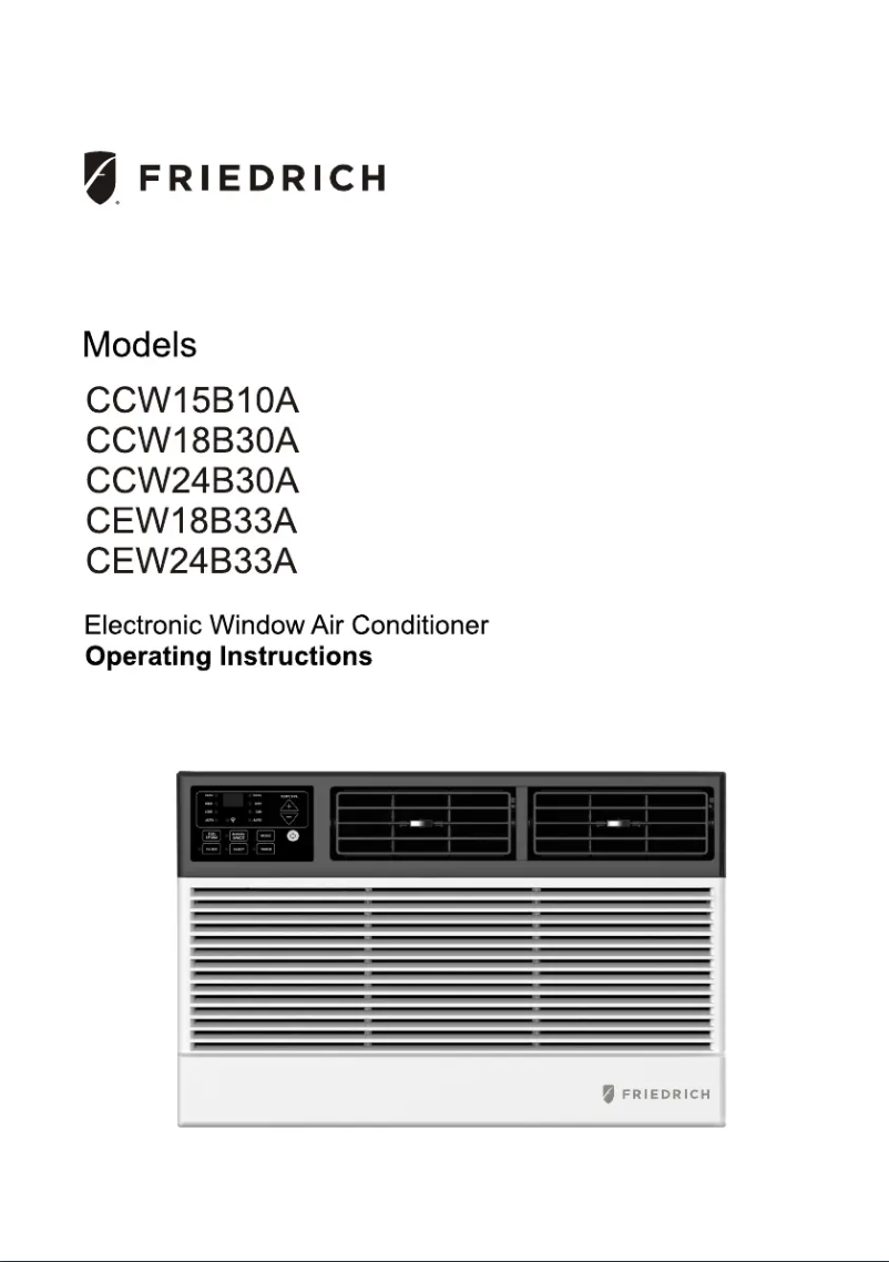 First page image of the manual for CCF08B10A