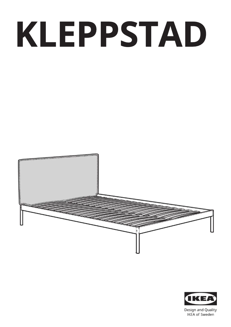 First page image of the manual for KLEPPSTAD 404.926.75