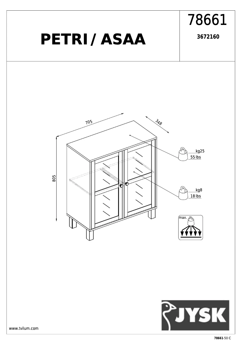 Page 1 of the manual User Manual JYSK Asaa