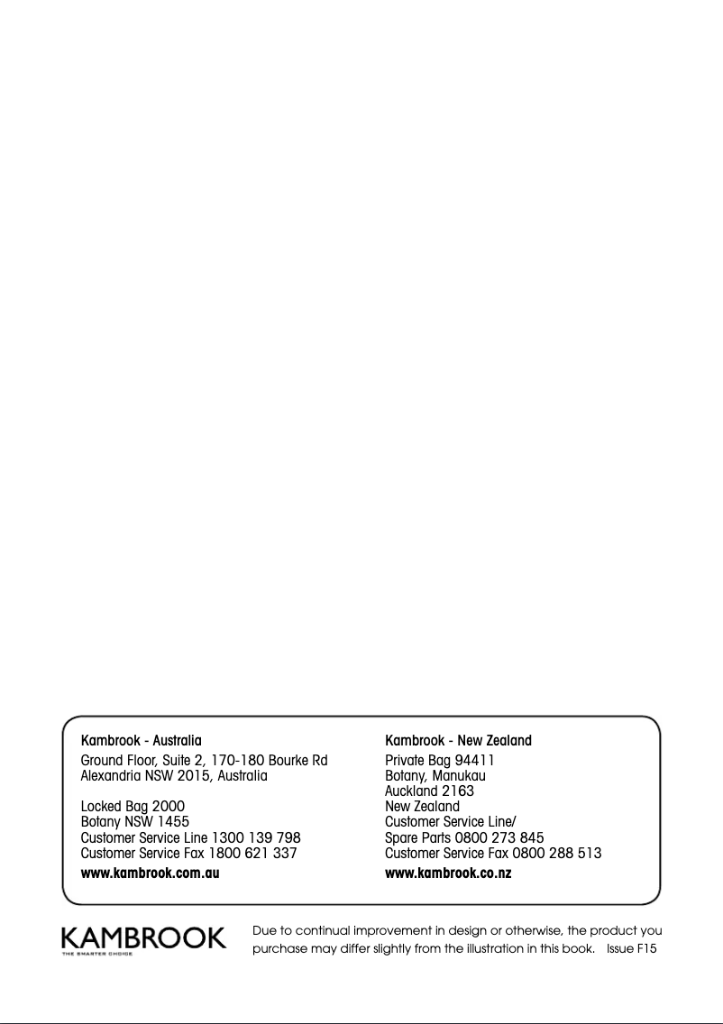 Page 1 of the manual User Manual Kambrook Power Drive KSB8