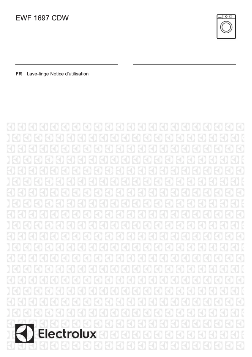 Page 1 of the manual User Manual Electrolux EWF1697CDW