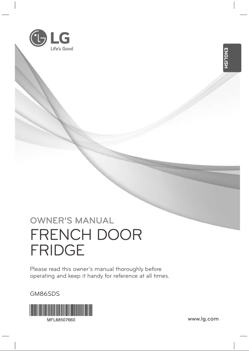 First page image of the manual for GM86SDS