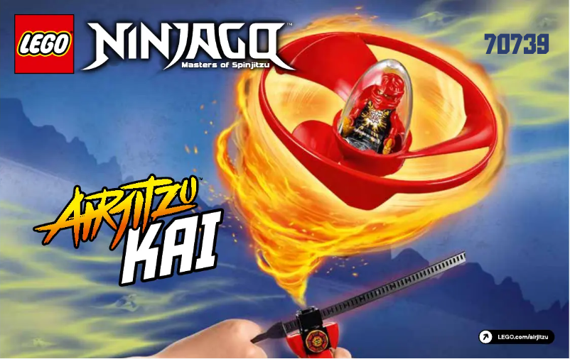 First page image of the manual for Ninjago 70739