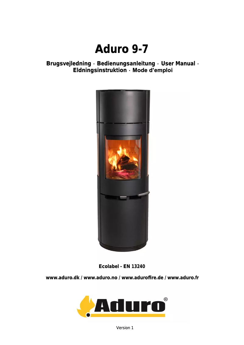 First page image of the manual for 9-7