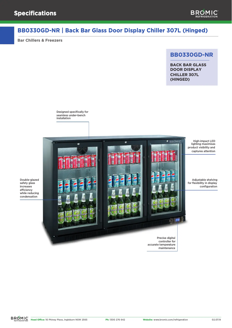 First page image of the manual for BB0330GD