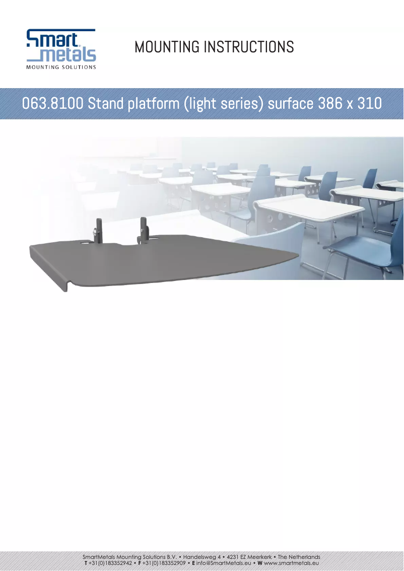 First page image of the manual for 063.8100