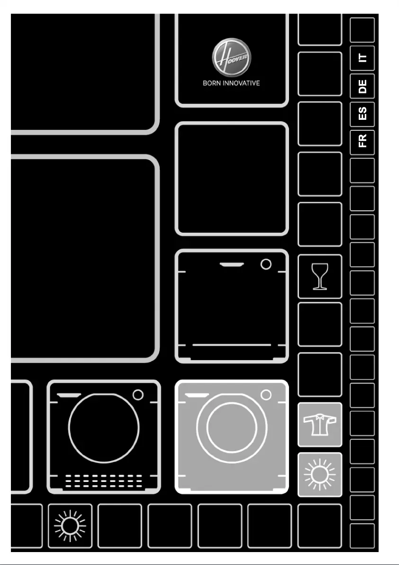 First page image of the manual for H-WASH&DRY 500 HD 495AMBS/1-S