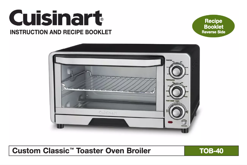 Page 1 of the manual User Manual Cuisinart TOB40N