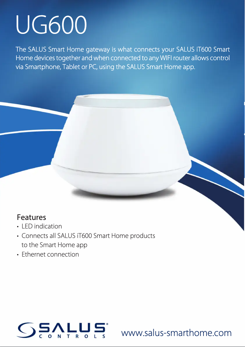 First page image of the manual for UG600