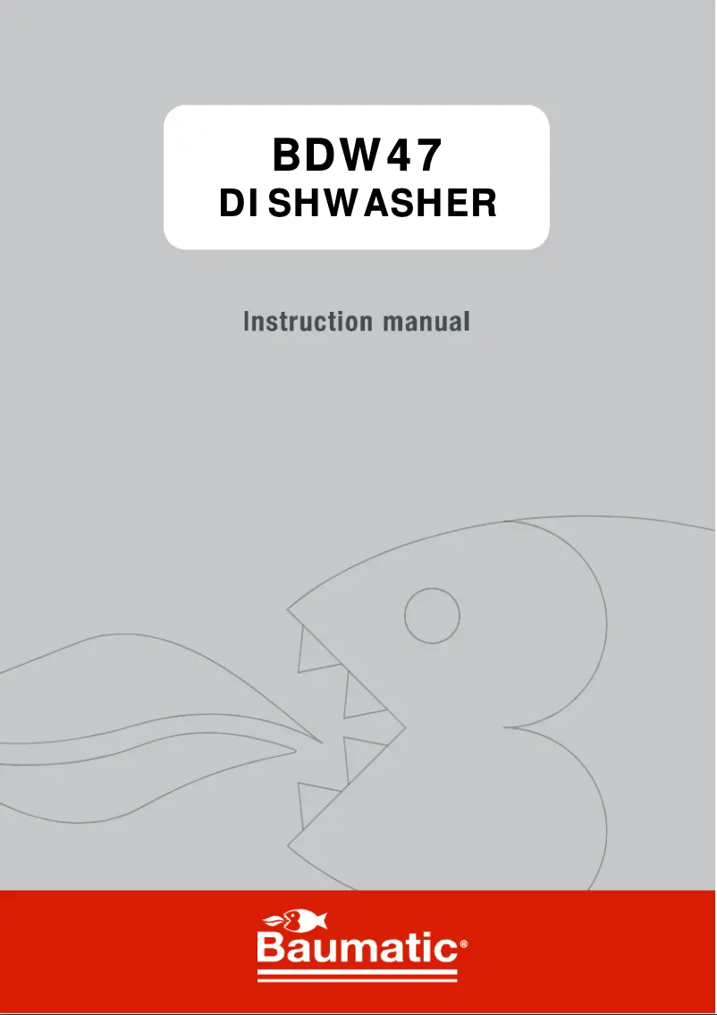 First page image of the manual for BDW47