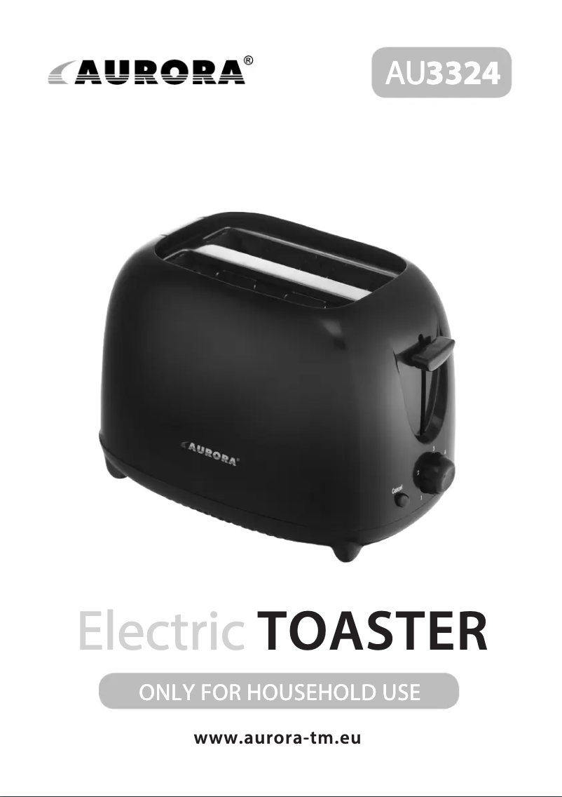 First page image of the manual for AU3324