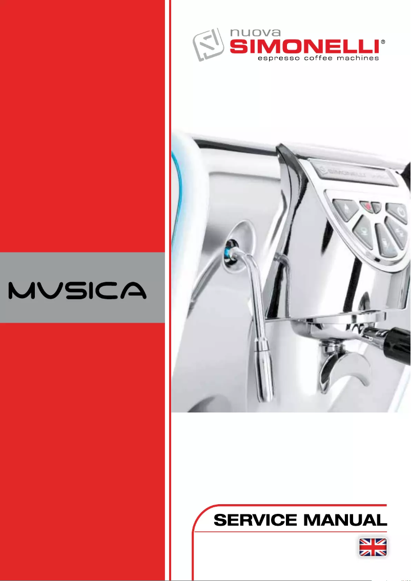 Page 1 of the manual User Manual Nuova Simonelli Musica