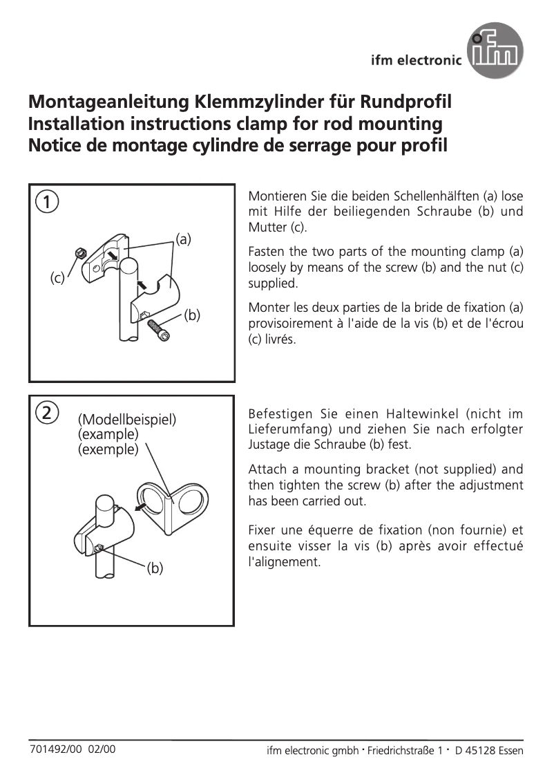 Page 1 of the manual User Manual IFM E20717