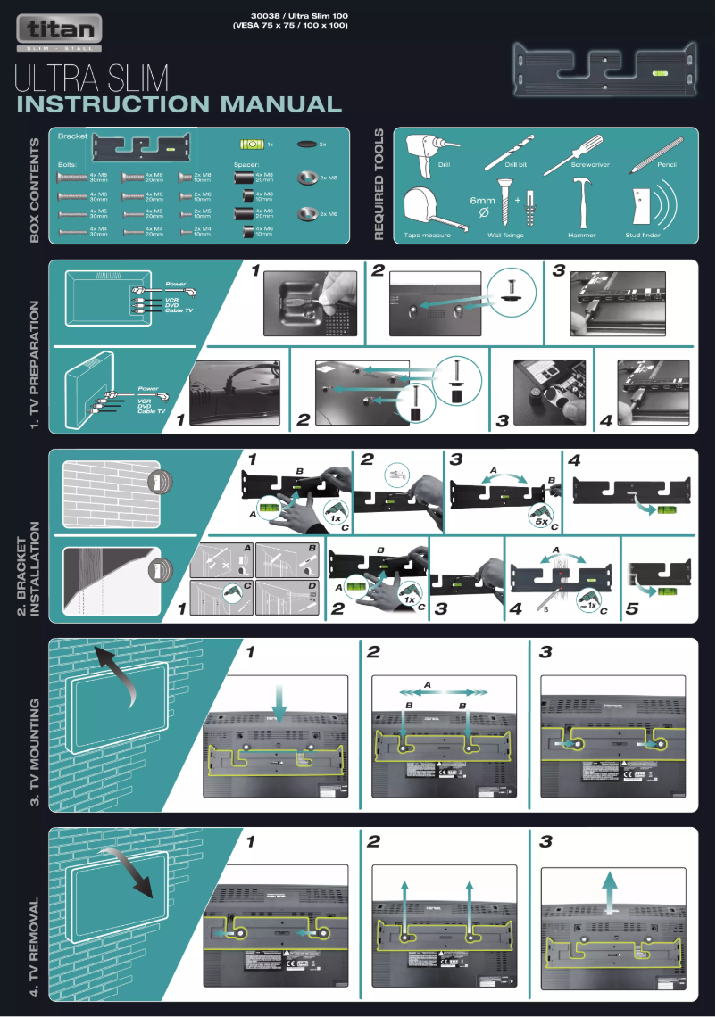 First page image of the manual for Ultra Slim