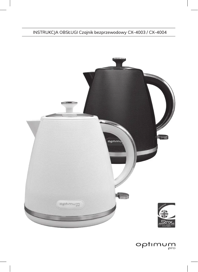 Page 1 of the manual User Manual Optimum Pro CX-4004