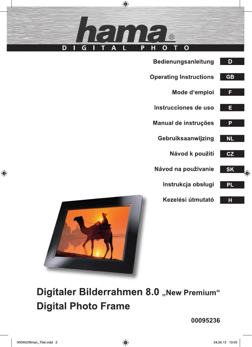 Page 1 de la notice Manuel utilisateur Hama New Premium