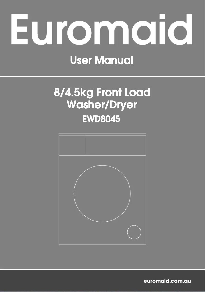 First page image of the manual for EWD8045