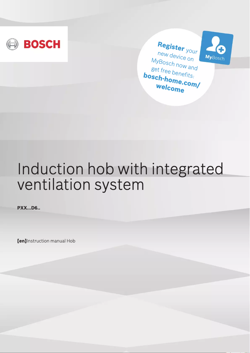 First page image of the manual for PXX875D67E