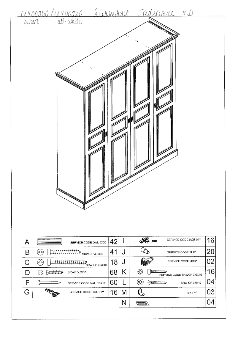 Page 1 of the manual User Manual Leen Bakker Frederique 4.0