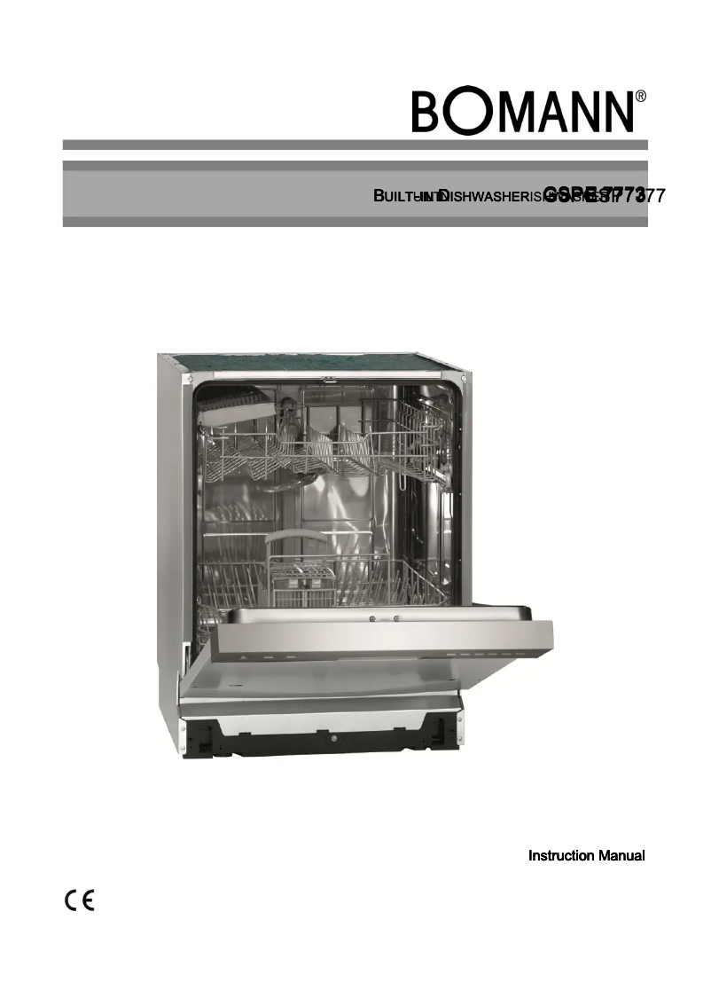 First page image of the manual for GSPE 7773