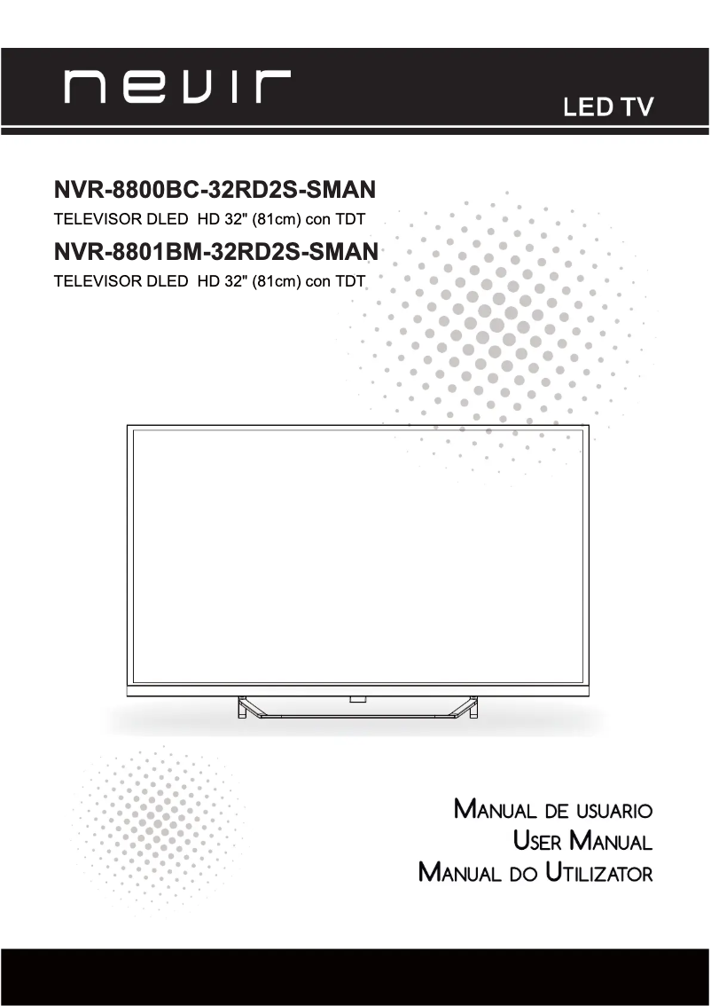 Page 1 of the manual User Manual Nevir NVR-8801BM-32RD2S-SMAN