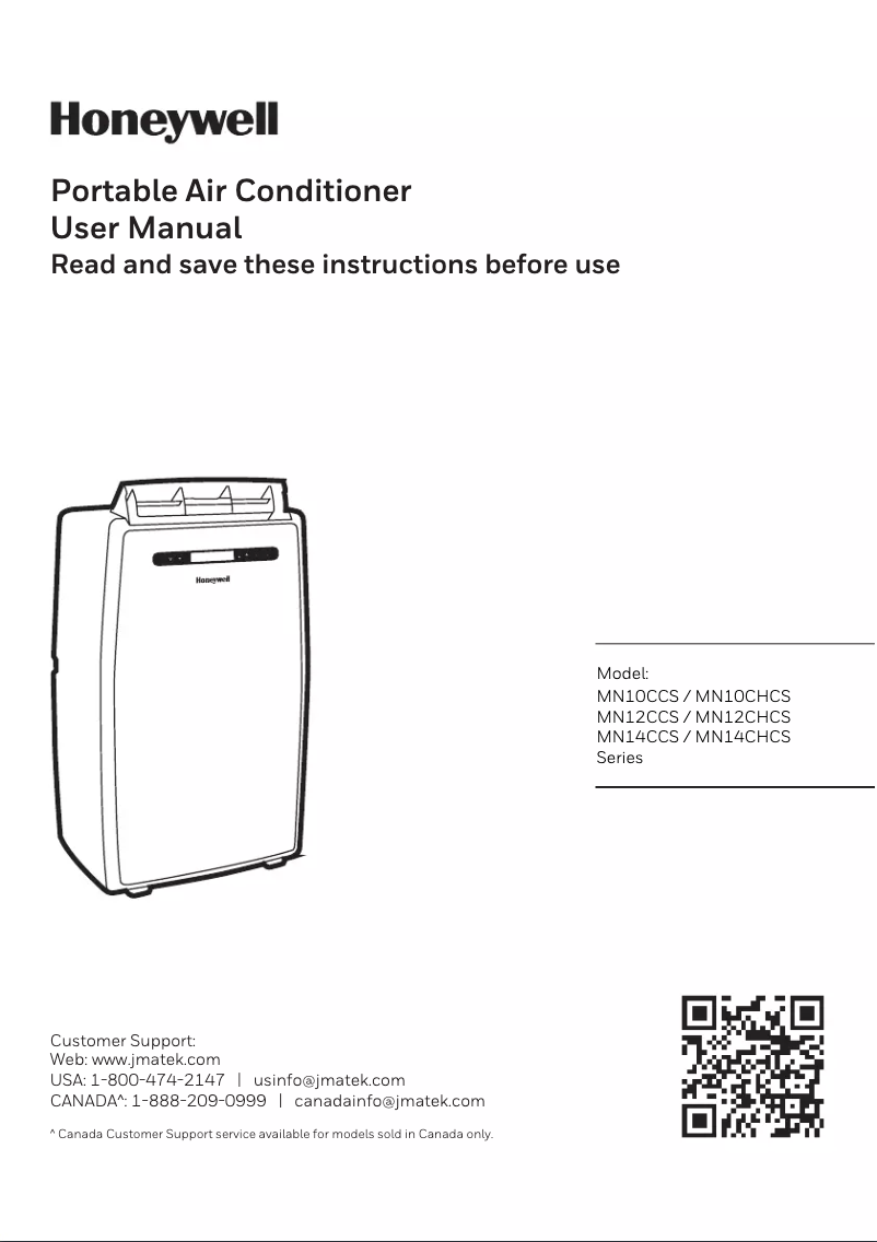 First page image of the manual for MN14CCS