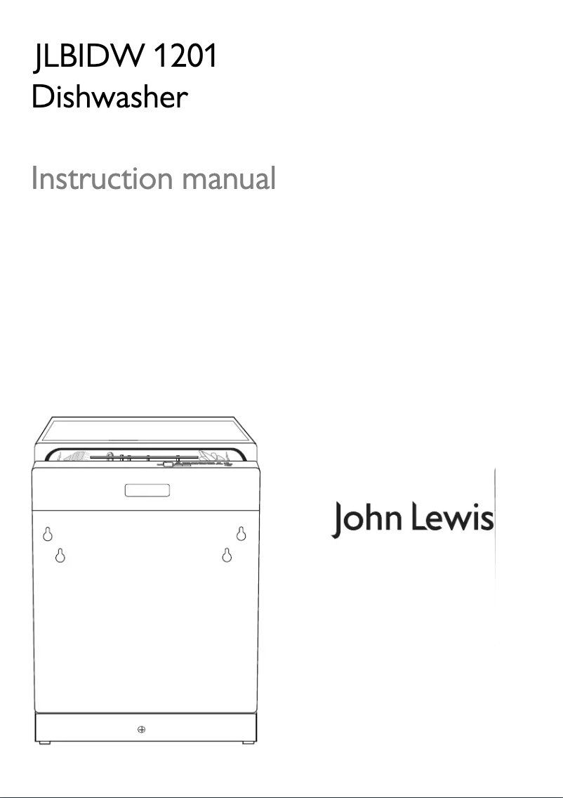First page image of the manual for JLBIDW 1201