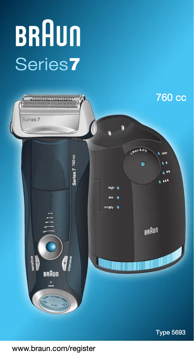 First page image of the manual for Series 7 760cc-6