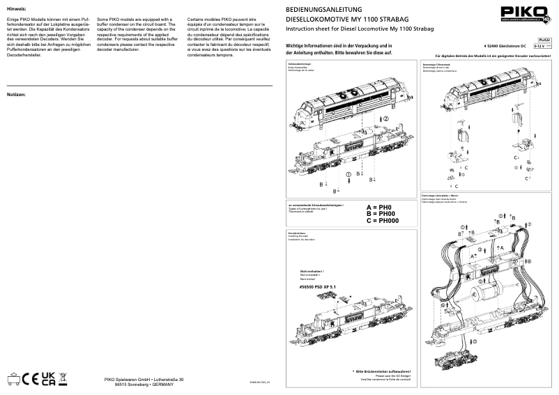 Page 1 of the manual User Manual Piko 52490