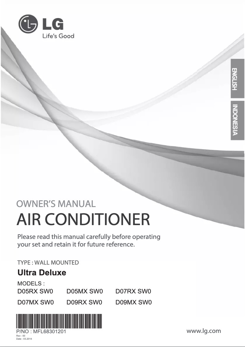 First page image of the manual for D07RX