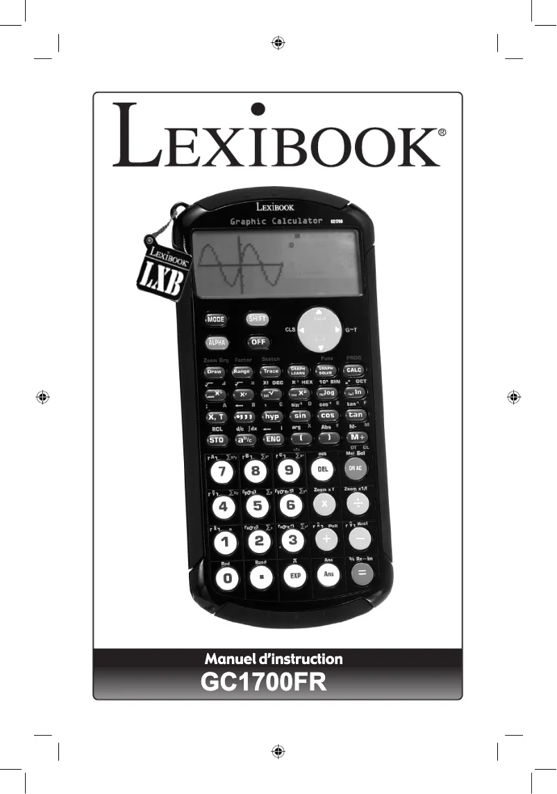 First page image of the manual for GC1700