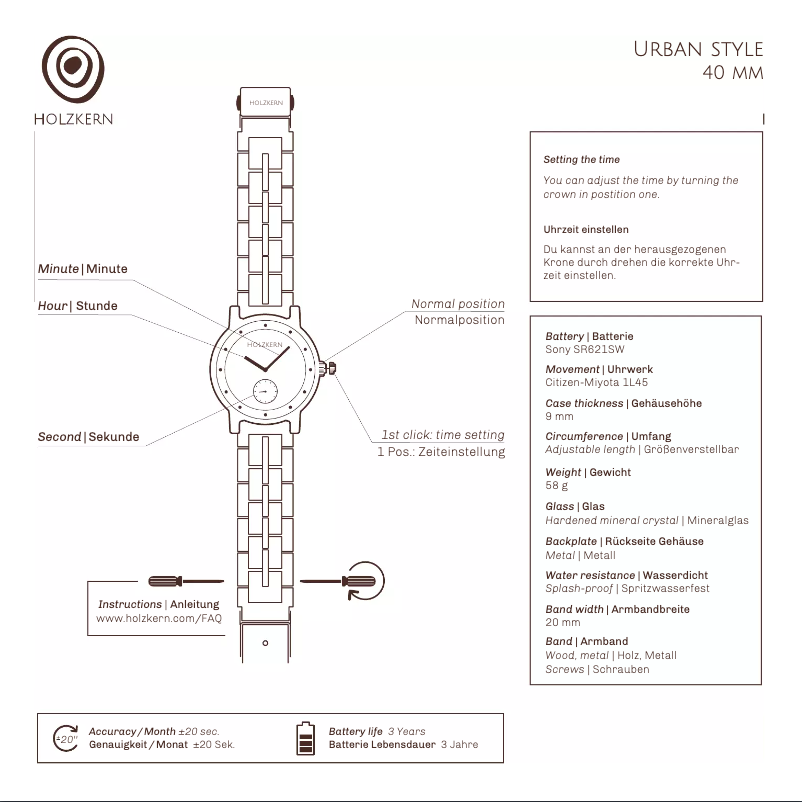 Page 1 of the manual User Manual Holzkern Agbar