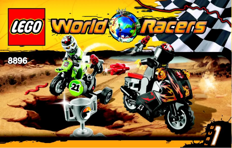 First page image of the manual for Racers 8896