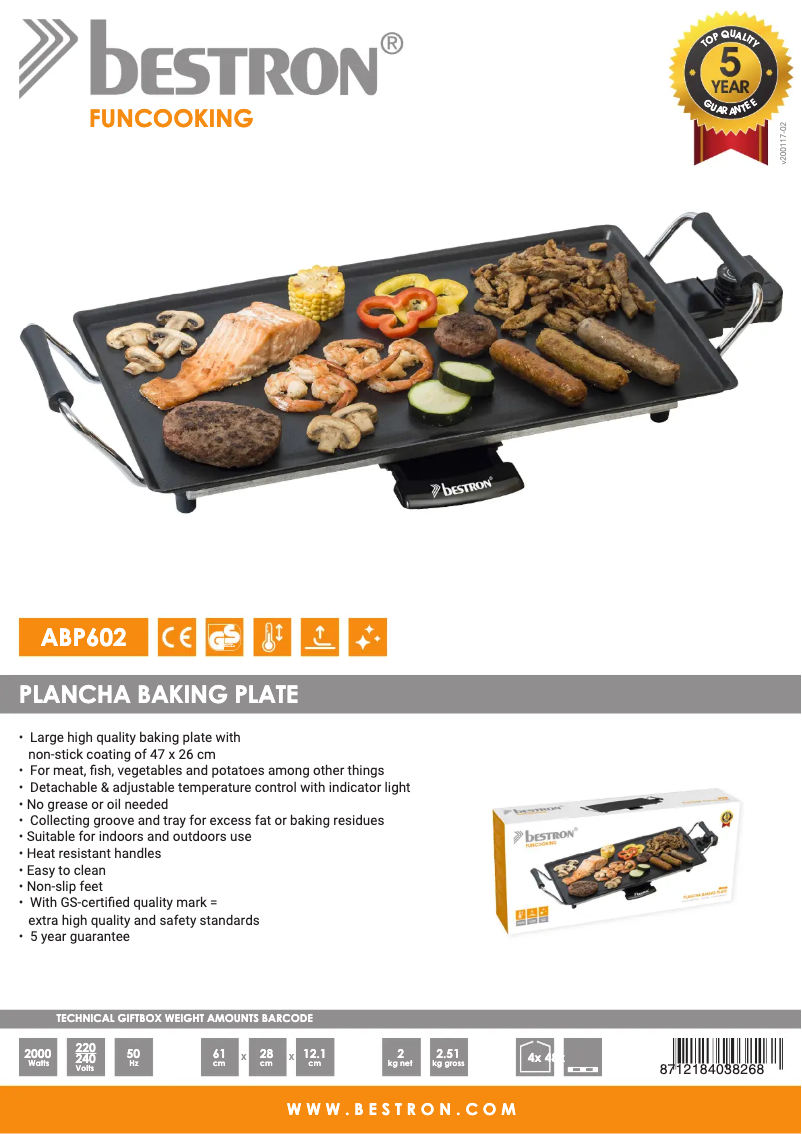 First page image of the manual for ABP602