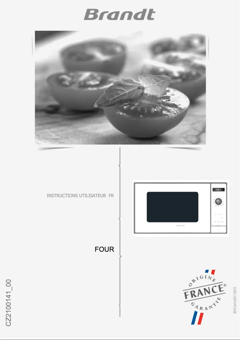 Page 1 of the manual User Manual Brandt BMS7115B