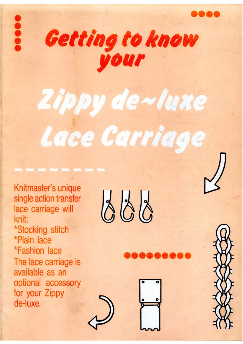 First page image of the manual for De Luxe