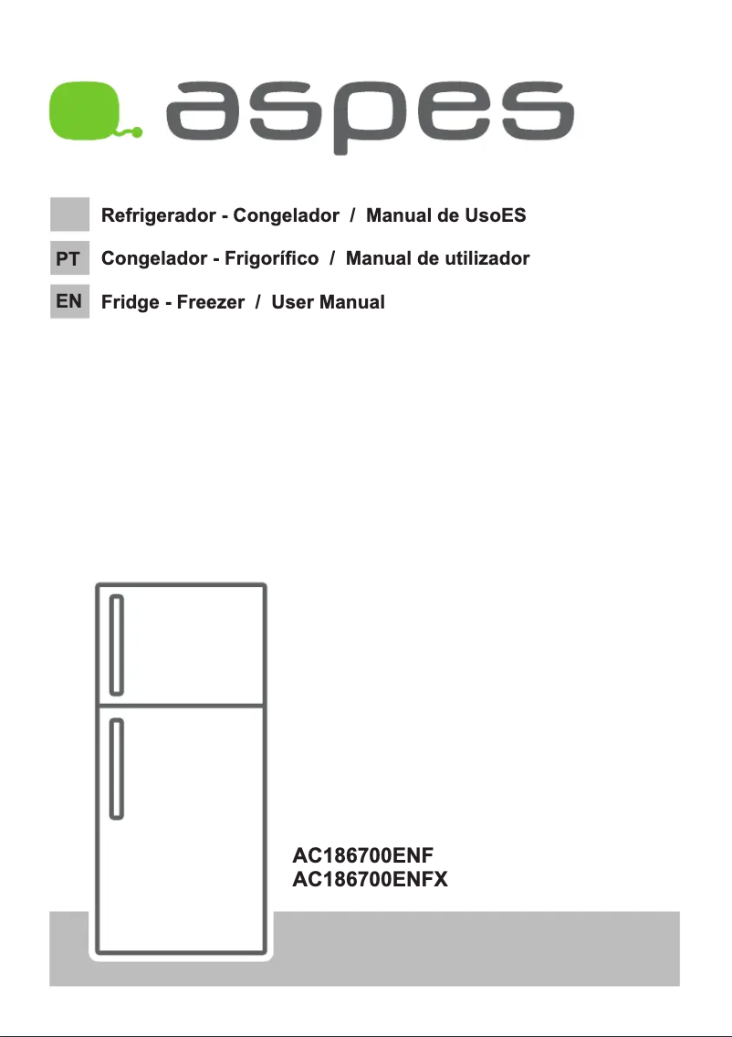 First page image of the manual for AC186700ENFX