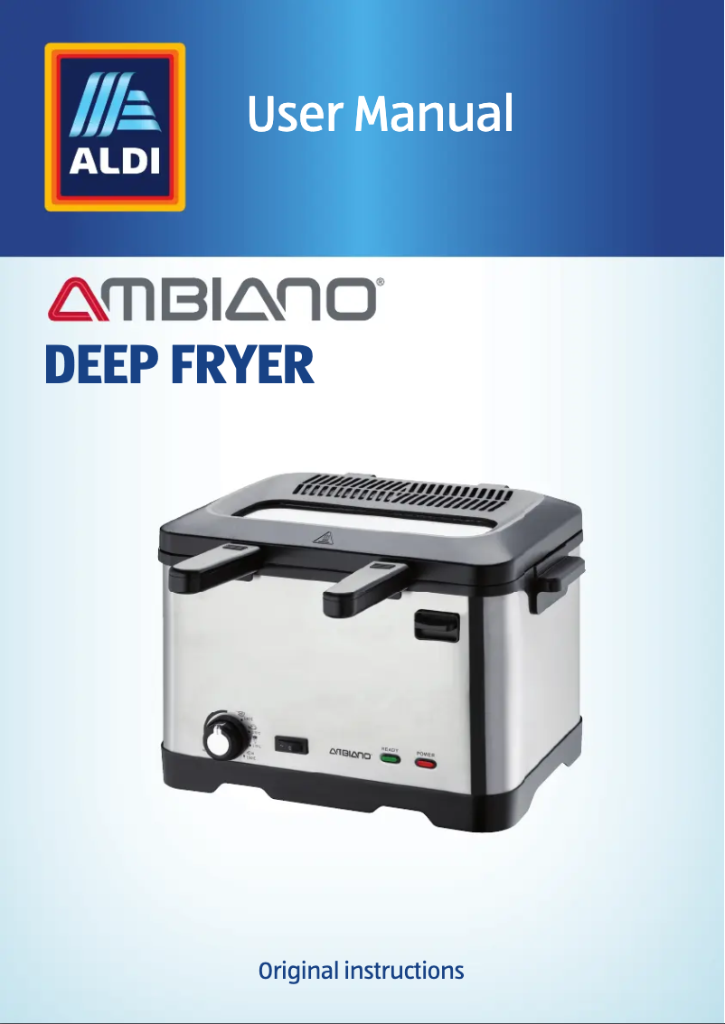 Page 1 of the manual User Manual Ambiano GT-DFK3-02-UK