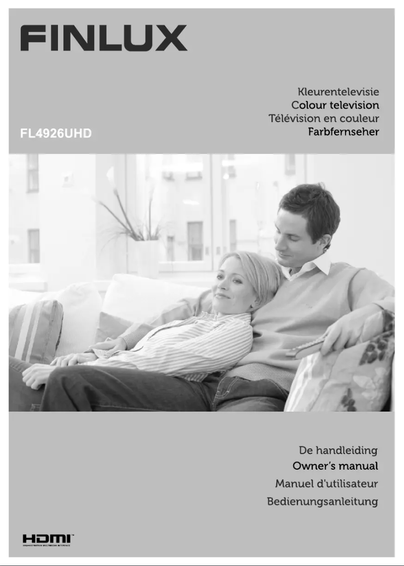 Page 1 of the manual User Manual Finlux FL4926UHD