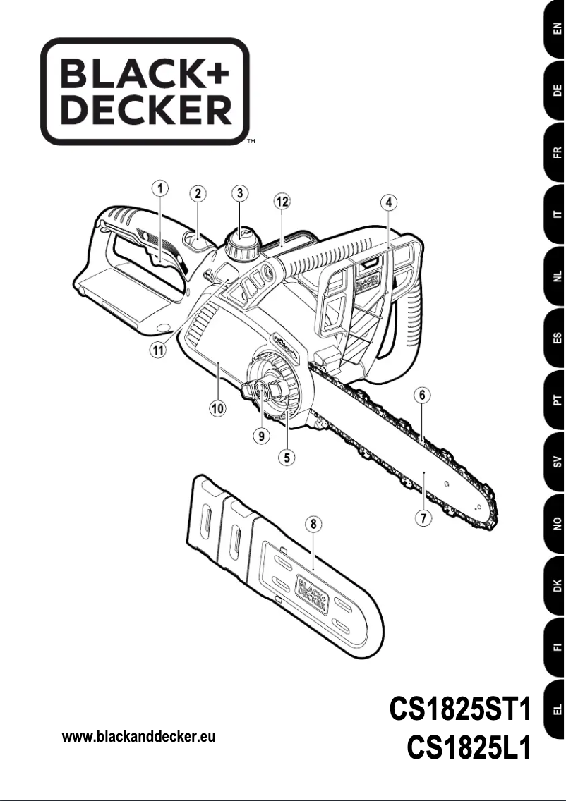 First page image of the manual for CS1825L1